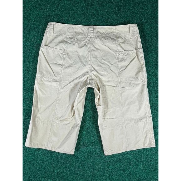 Patagonia Tan‎ Organic Cotton Outdoor Shorts Womens Sz 8 - Picture 2 of 9